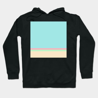 A subtle combo of Soft Pink, Blue Lagoon, Light Mint and Pale Peach stripes. Hoodie